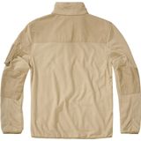 Brandit - Fleece Troyer - Camel - Ripstop-Materiaal, Hoogsluitende Kraag, Zacht Draaggevoel