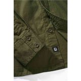 Brandit - Flanell Heren Longsleeve - Olijf - Casual