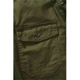 Brandit - Flanell Heren Longsleeve - Olijf - Casual