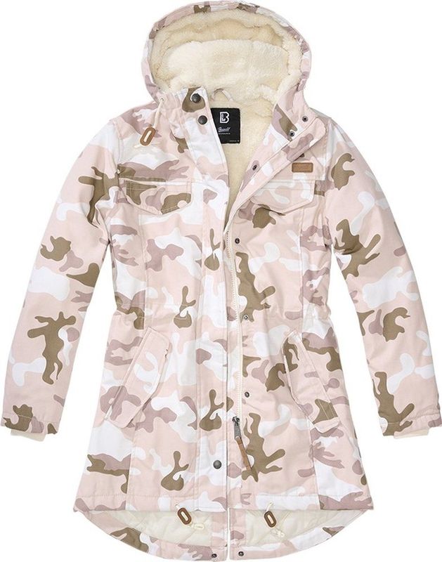 Brandit - Marsh Lake Parka - Dames Winterjas - Candy Camo - Polyester