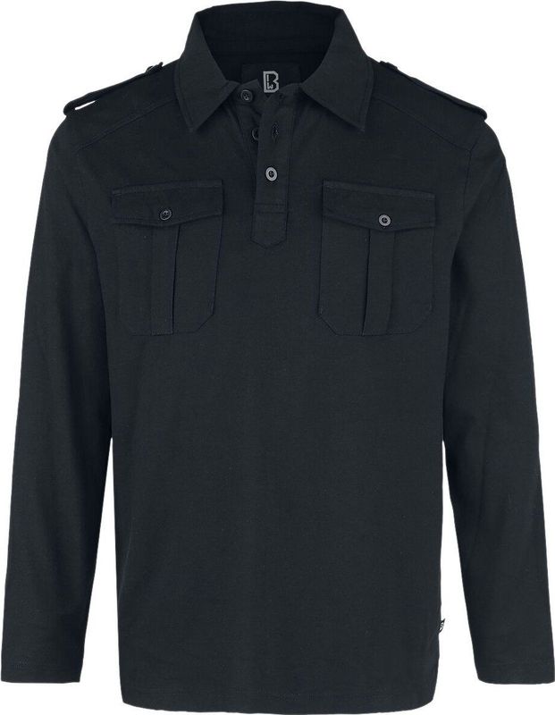 Brandit - Willis - Poloshirt - Lange Mouw - Katoen