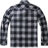 Brandit - Jeff - Fleece Overhemd - Zwart/Grijs - Lange Mouwen