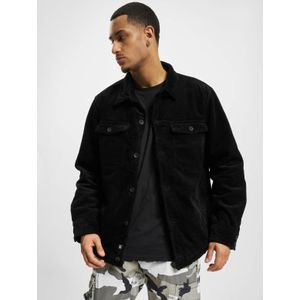 Brandit - Corduroy Jas - Tussenjas - Zwart - 100% Katoen - Effen