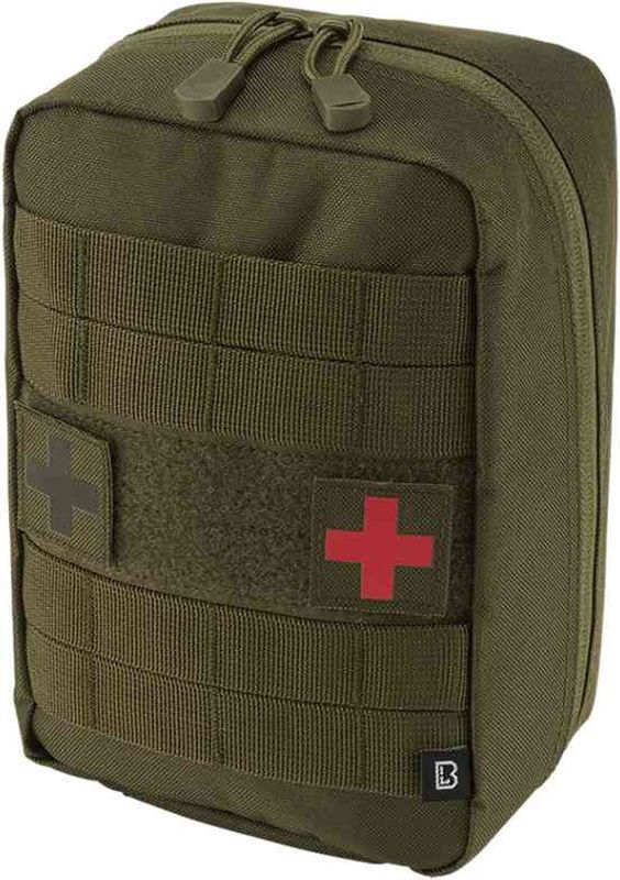 Brandit - Molle First Aid Pouch - Olijfgroen - 600DEN Polyester - Universeel Inzetbaar