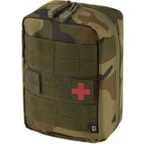 Brandit - Molle First Aid Pouch Large woodland Molle tasje - Groen