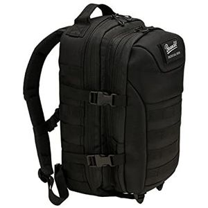 Brandit Uniseks US Cooper Case Medium Backpack tas, zwart, eenheidsmaat, zwart, Eén Maat