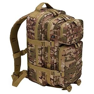 Brandit Unisex US Cooper Lasercut Medium Backpack tas, Tactical Camo, eenheidsmaat, Tactical Camo, Eén Maat