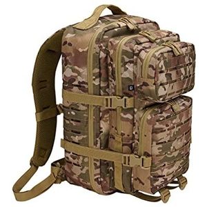 Brandit Unisex US Cooper Lasercut Large Backpack tas, Tactical Camo, eenheidsmaat, Tactical Camo, Eén Maat
