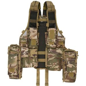Brandit - Tactical Camo - Tactical Vest - Bruin - Materiaal: Polyester