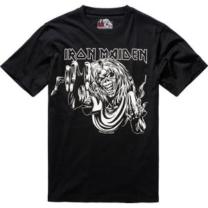 Brandit Iron Maiden - Eddy Glow Heren T-shirt - Zwart