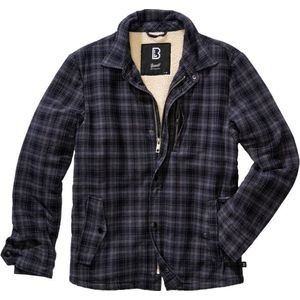 Brandit - Classic Sherpa Jacket - Tussenseizoensjas - Anthraciet-Zwart - 100% Katoen