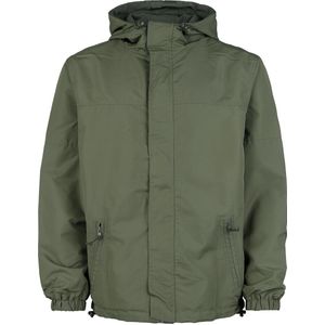 Brandit - Jas - Zwart - Katoen - Met Capuchon