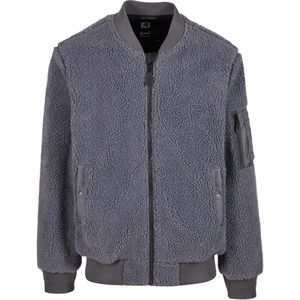 Brandit - MA1 Sherpa Fleece - Jack - Zwart - Fleece