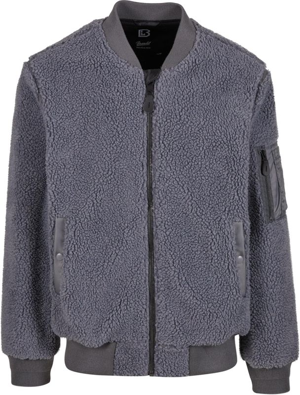 Brandit - MA1 Sherpa Fleece - Jack - Zwart - Fleece