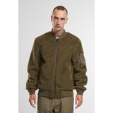 Brandit - MA1 Sherpa Fleece - Jas - Olijf - 100% Polyester