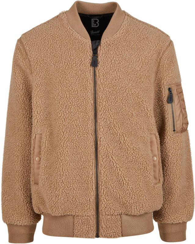 Brandit - MA1 Sherpa Fleece - Blauw - Fleece - Volledige Rits