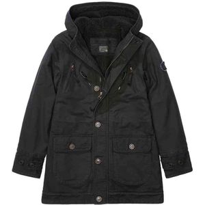Winterjacket - Teddyvoering - Katoen Imitatiebont - Capuchon - 4 Zakken