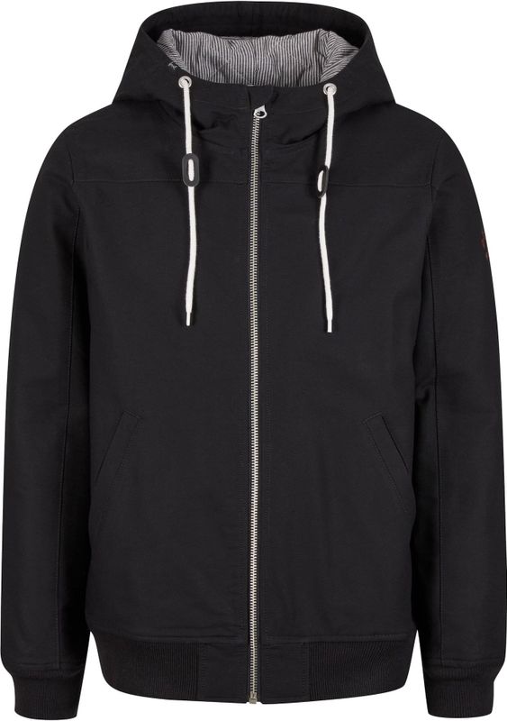 Veste - Doublure Coton - Capuche Contrastée - 2 Poches Latérales