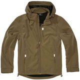 Brandit - Softshell Hurricane Jacket - Olijfgroen - Softshelljack - 3000 mm Waterkolom