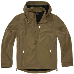 Brandit - Softshell Hurricane Jacket - Olijfgroen - Softshelljack - 3000 mm Waterkolom