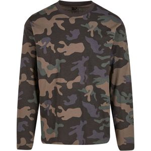 Brandit Premium shirt met lange mouwen Shirt met lange mouwen dark camo L Katoen - Basics