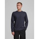 Shirt - Effen - Jersey - Lange Mouw - Normale Pasvorm