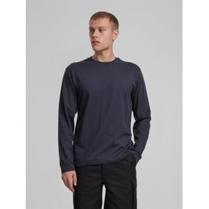 Shirt - Effen - Jersey - Lange Mouw - Normale Pasvorm