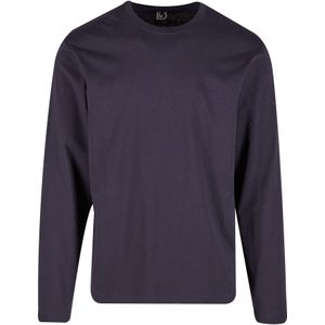 Shirt - Effen - Jersey - Lange Mouw - Normale Pasvorm - Gevoerde Zoom