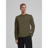 Brandit - Premium Shirt - Olijf - Lange Mouwen - Katoen - Basics