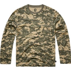 Shirt - Camouflage - Jersey - Lange Mouw - Normale Pasvorm