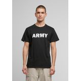 Brandit - T-shirt Army - Zwart - Katoen - Heren - Basics