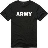 Brandit - T-shirt Army - Zwart - Katoen - Heren - Basics
