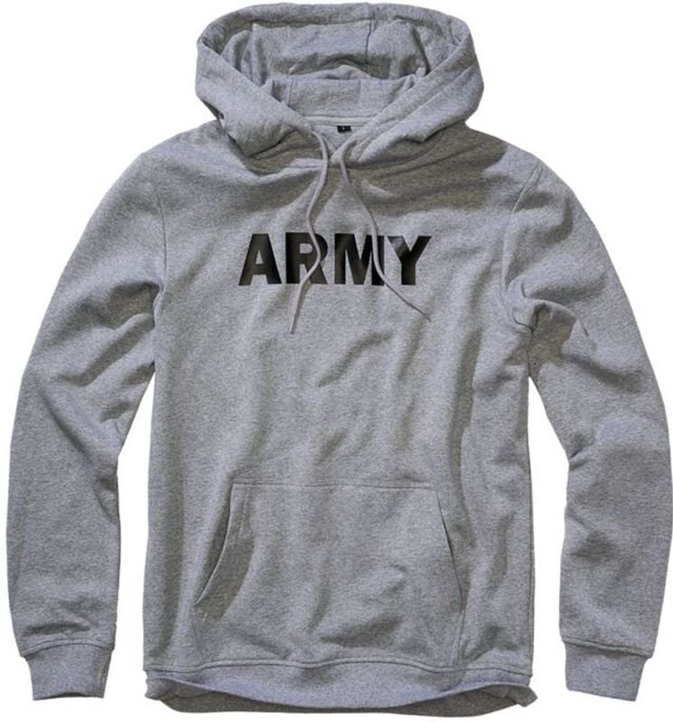 Brandit - Army - Hoodie - Gemêleerd Grijs