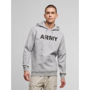 Basic Hoodie - Groen - Katoenmix - ARMY-print