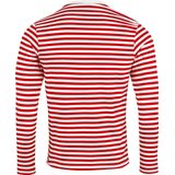 Brandit Lange Mouwen Heren Shirt met lange mouwen - rood/wit - S