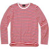 Brandit Lange Mouwen Heren Shirt met lange mouwen - rood/wit - S