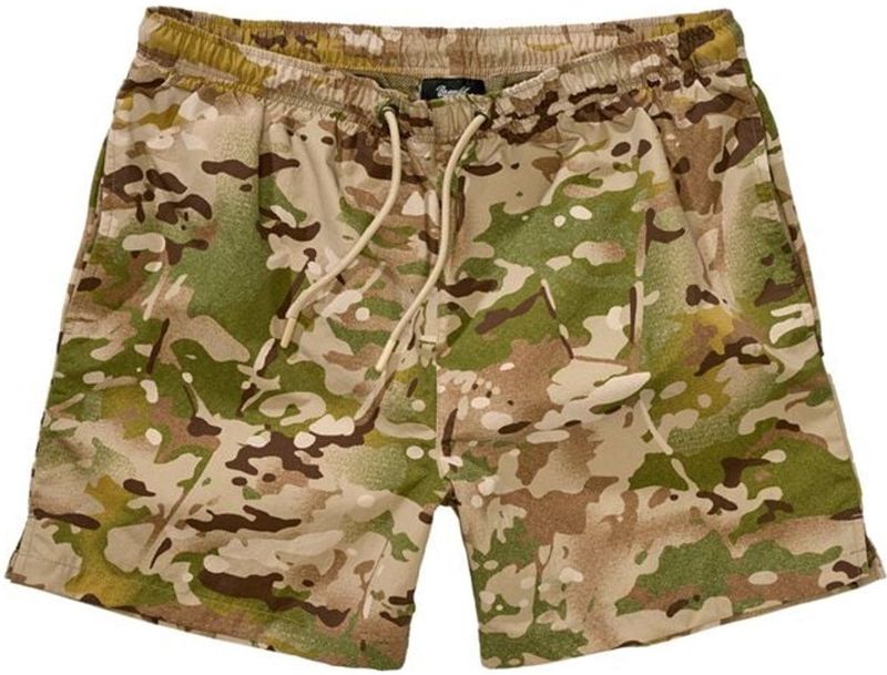 Brandit - Swim Shorts - Zwembroek - Donker Camo - Nylon