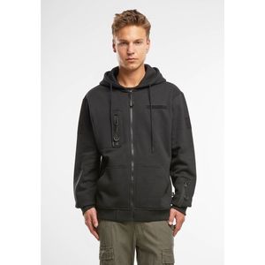 Brandit - Tactical Sweatshirt - Met Rits - Hoogwaardig Sweat Jack - Geborsteld Fleece