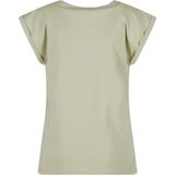 T-shirt - Effen - Katoen - Ronde Hals - Kwartmouw - Normale Pasvorm