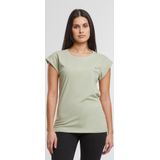 T-shirt - Effen - Katoen - Ronde Hals - Kwartmouw - Normale Pasvorm