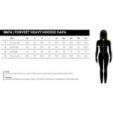 Forvert Heavy Hoodie Napa, vele kleuren, maten XS tot 3XL, zwart, XS