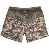 Brandit - Basic Zwemshorts - Olijfgroen/Bruin - Zwembroek