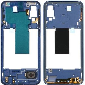 Samsung Middencover voor A405F Samsung Galaxy A40 - blauw, Andere smartphone accessoires