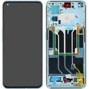 realme LCD + Touch + Frame voor RMX3300, RMX3301 realme GT 2 Pro - titaanblauw, Andere smartphone accessoires, Blauw