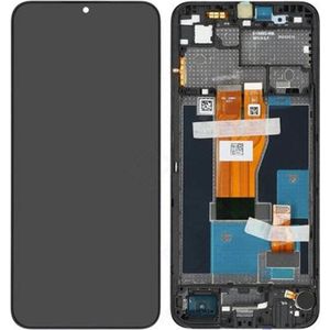 realme LCD + Touch + Frame voor RMX3506 narzo 50i prime, Onderdelen voor mobiele apparaten, Zwart