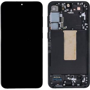 Samsung LCD + Touch + Frame voor S911B Samsung Galaxy S23 - zwart, Andere smartphone accessoires, Zwart