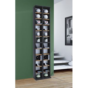 VCM Houten CD DVD standaard Legbord Opbergrek Almera Houten CD DVD standaard Legbord Opbergrek Almera