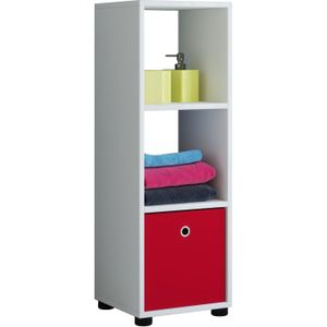 VCM Holzregal stehend  platzsparendes Regal  Maße: ca. H. 93 x B. 31 x T. 30 cm  Elegantes Regal stehend  Aufbewahrungsregal  Bücherregal - Benas-3