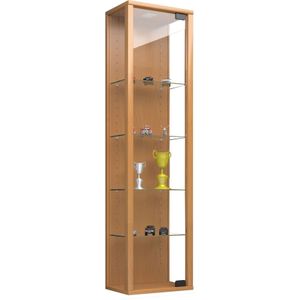 Ebuy24 - StanoMini Glasvitrinen wandhängend 1 Glastür Buche dekor.