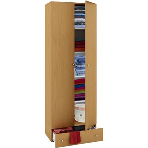 VCM my office Aktenschrank Vandol, 912198 buche 4 Fachböden 70,0 x 40,0 x 198,0 cm
